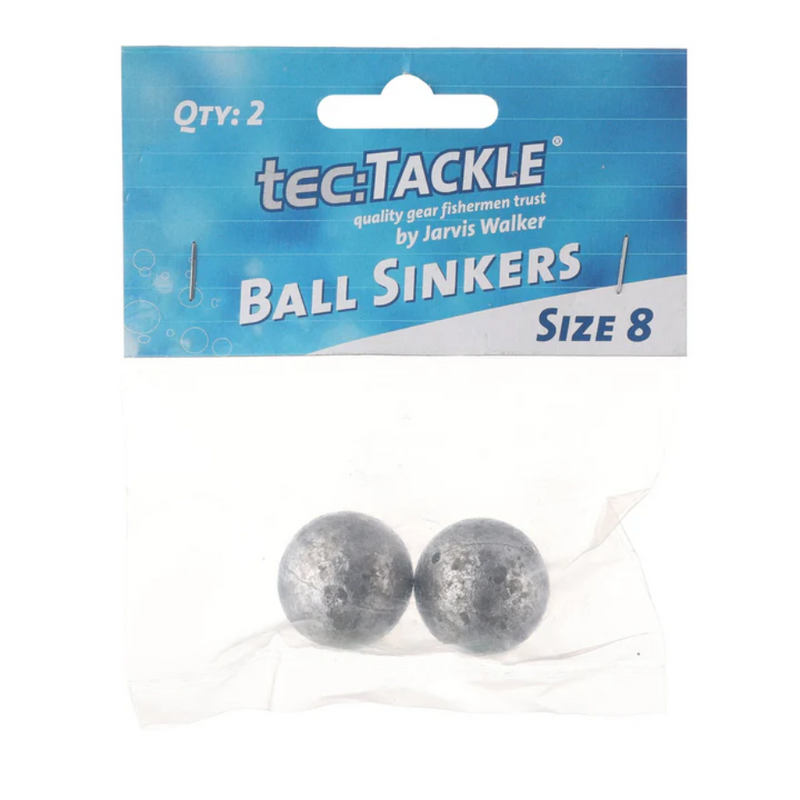 Load image into Gallery viewer, JARVIS WALKER TEC TACKLE BALL SINKER [SZ:#8 PS:2 PACK]
