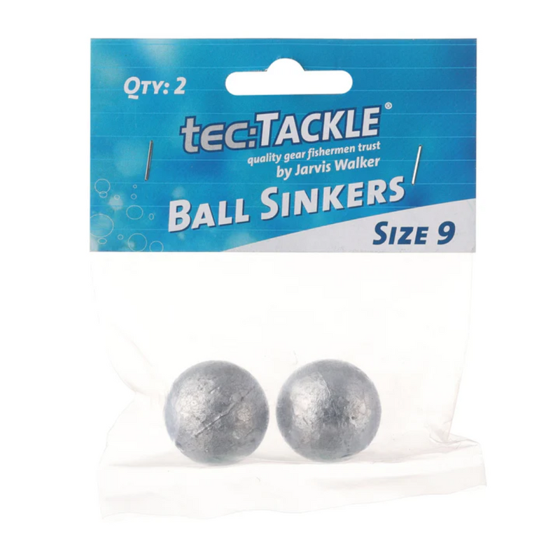 Load image into Gallery viewer, JARVIS WALKER TEC TACKLE BALL SINKER [SZ:#9 PS:2 PACK]
