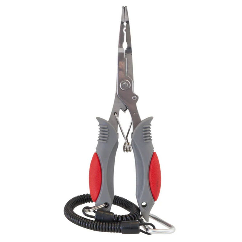 Load image into Gallery viewer, JARVIS WALKER PRO SERIES BENT PLIERS WITH BRAID CUTTERS SS
