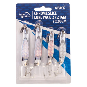 JARVIS WALKER CHROME SLICE 4 PACK 3/4OZ & 1OZ