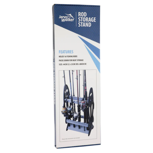 JARVIS WALKER ROD STORAGE STAND 2 SIDE 16 ROD