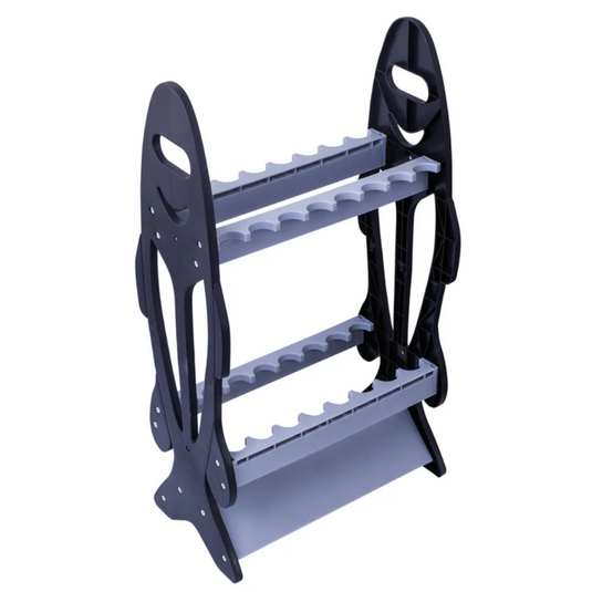 JARVIS WALKER ROD STORAGE STAND 2 SIDE 16 ROD
