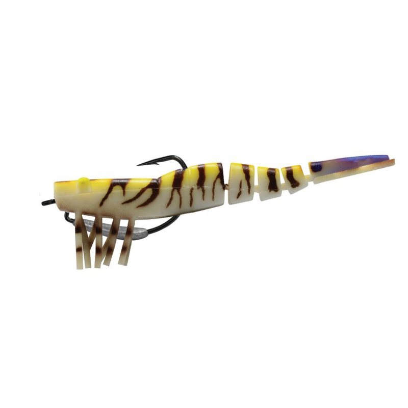Load image into Gallery viewer, WILSON WILD SHRIMP WEEDLESS [SZ:3.5 INCH CLR:BLACK TIGER]
