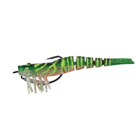 WILSON WILD SHRIMP WEEDLESS [SZ:3.5 INCH CLR:TOXIC TIGER]