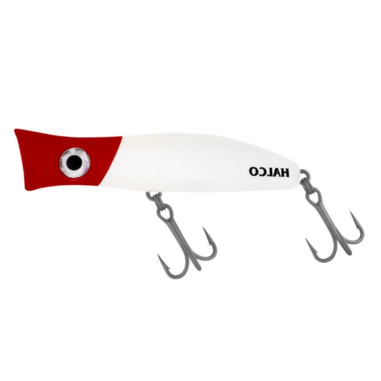 HALCO ROOSTA POPPER [SZ:105MM CLR:H53 WHITE REDHEAD]