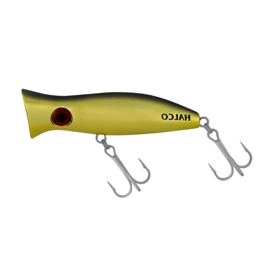 HALCO ROOSTA POPPER [SZ:80MM CLR:H51 CHROME GOLD BLACK]