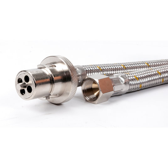 COMPANION BRAID GAS HOSE 1200MM 3/8"-BAYONET