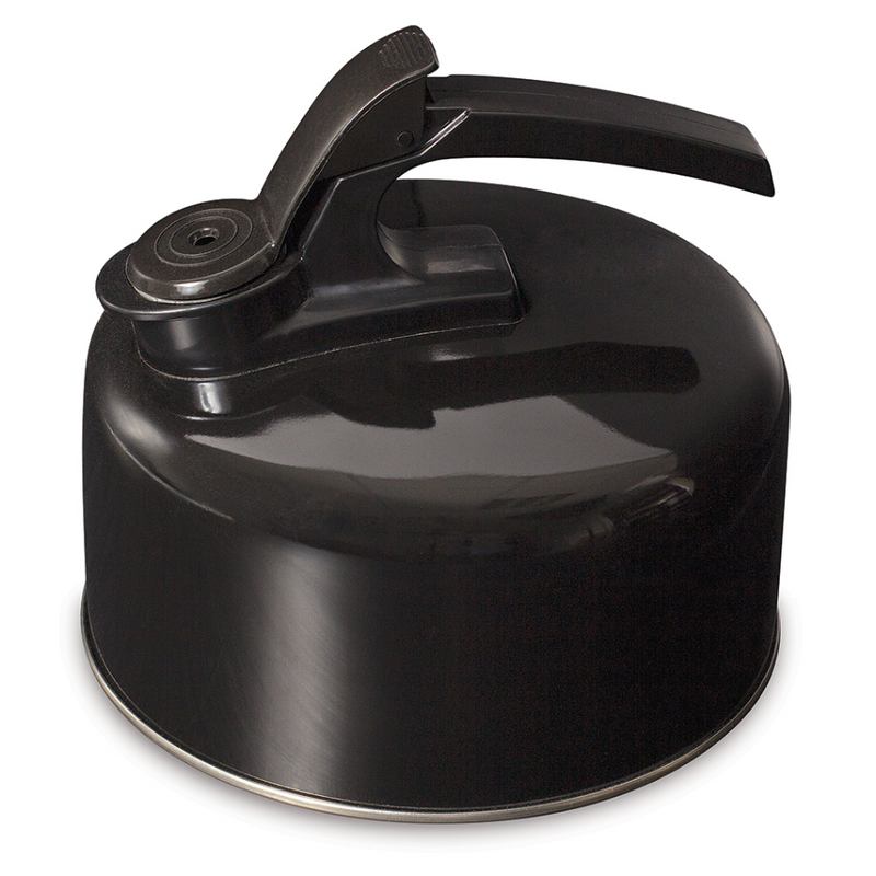 Load image into Gallery viewer, CAMPFIRE WHISTLING KETTLE STAINLESS STEEL 2L BLACK
