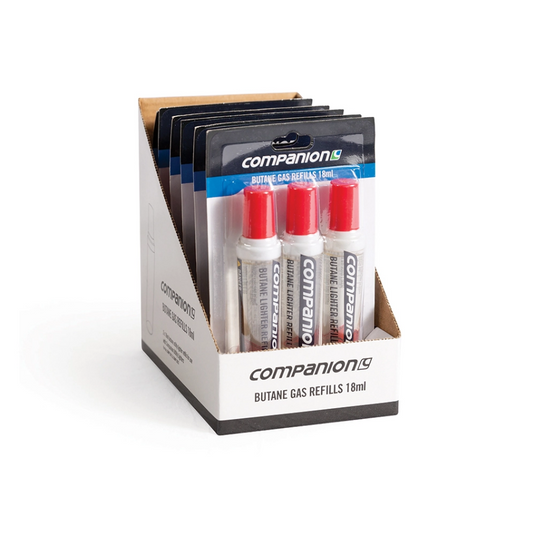 COMPANION BUTANE GAS REFILLS 18ML 3 PACK