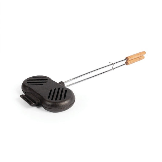 CAMPFIRE TWIN HAMBURGER COOKER CASTIRON