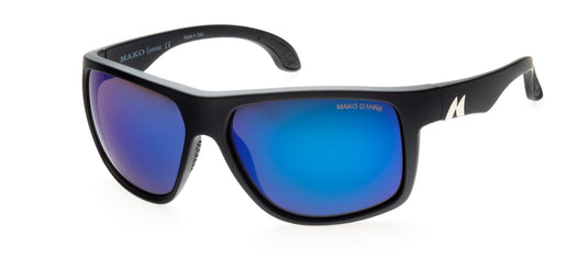 MAKO MAVERICKS 9613 [FRAME:MATTE BLACK M01 LENS:BROWN BLUE MIRROR G1HR6]