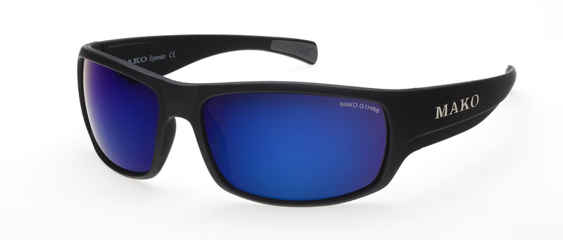 Load image into Gallery viewer, MAKO ESCAPE 9581 [FRAME:MATTE BLACK M01 LENS:BROWN BLUE MIRROR G1HR6]
