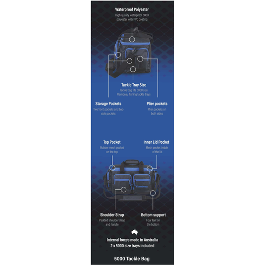 FLAMBEAU DELUXE 5000 TACKLE BAG 