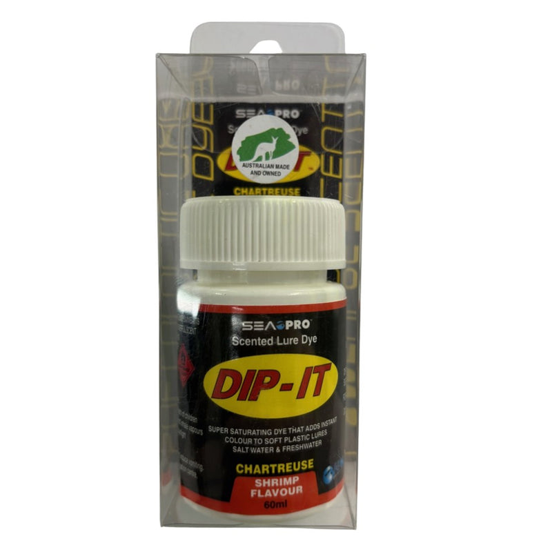 Load image into Gallery viewer, SEA PRO DIP IT SHRIMP SCENTED LURE DYE [CLR:CHARTREUSE]
