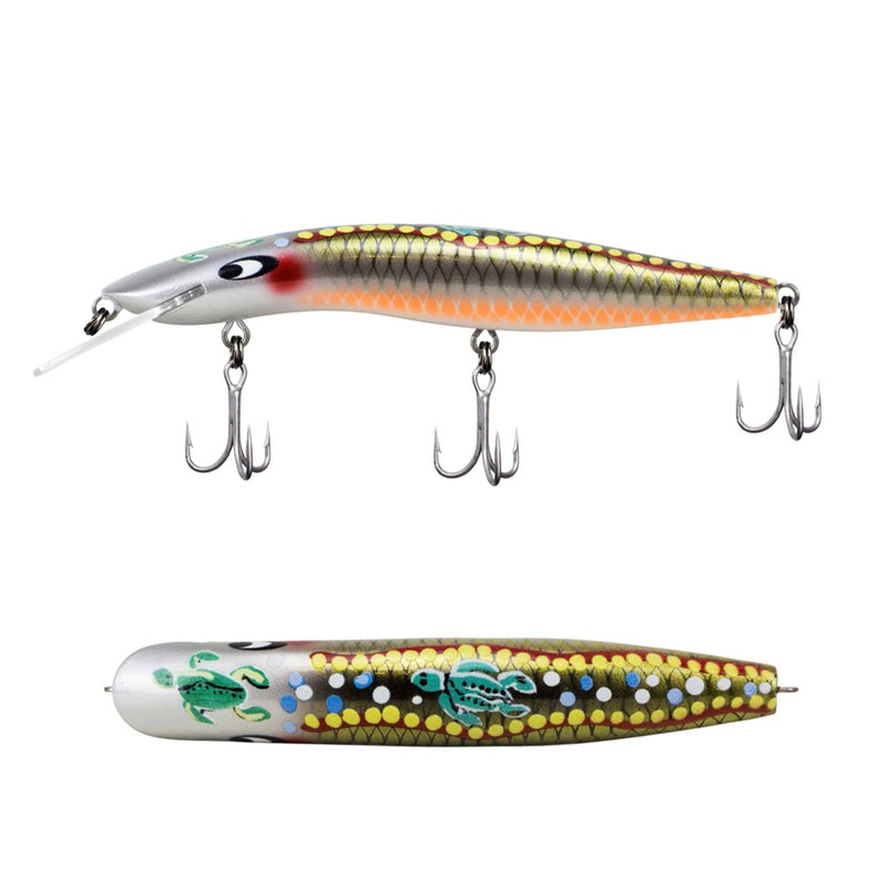 Load image into Gallery viewer, CLASSIC BARRA 120MM INDIGENOUS [SZ:+10 CLR:04 TURTLE]
