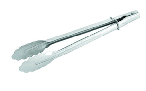 AVANTI PROFESSIONAL TONGS WITH LOCK HEAVY WEIGHT [SZ:30CM CLR:STAINLESS STEEL]