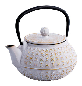 AVANTI EMPRESS TEAPOT 900ML-WHTE/GOLD