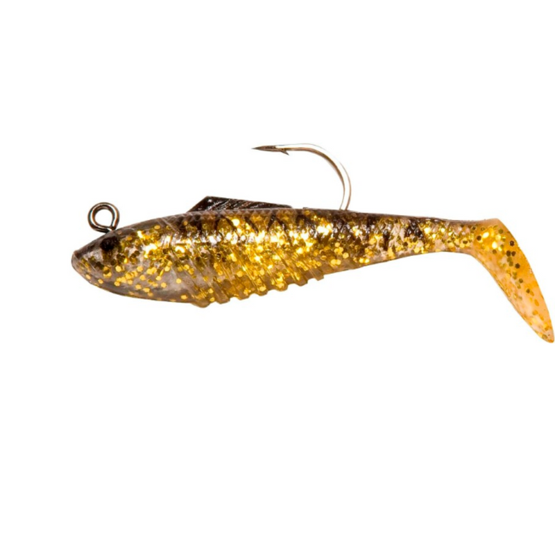 Load image into Gallery viewer, SQUIDGIES SLICK RIG [SZ:65MM CLR:BLACK GOLD]
