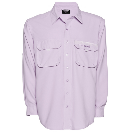 SHIMANO LADIES VENTED SHIRT [CLR:LILAC SZ:8]