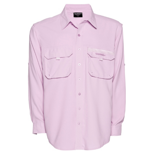 SHIMANO LADIES VENTED SHIRT LILAC [SZ:10]