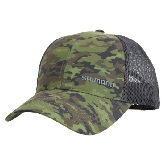 SHIMANO TRUCKER CAP MOSS CAMO 
