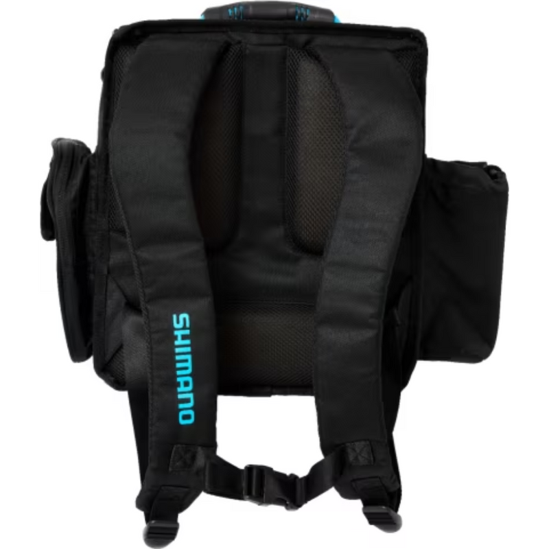 Load image into Gallery viewer, SHIMANO BACKPACK WITH TACKLE BOXES BLACK [SZ:MEDIUM]

