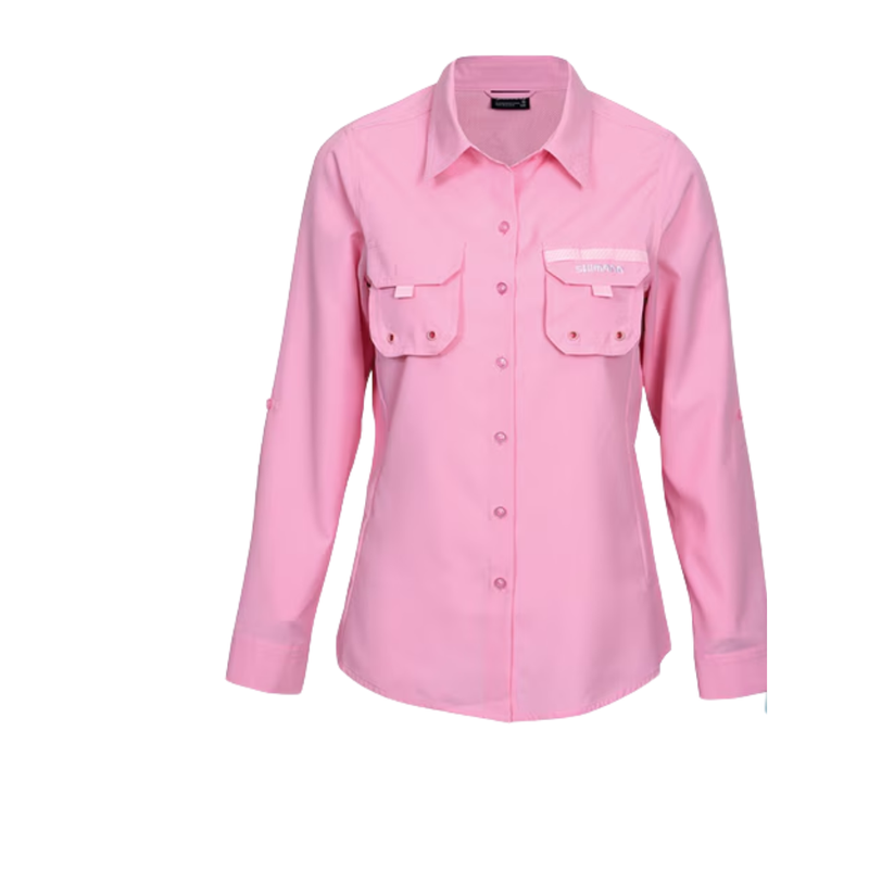 Load image into Gallery viewer, SHIMANO LADIES VENTED SHIRT [CLR:PINK SZ:8]
