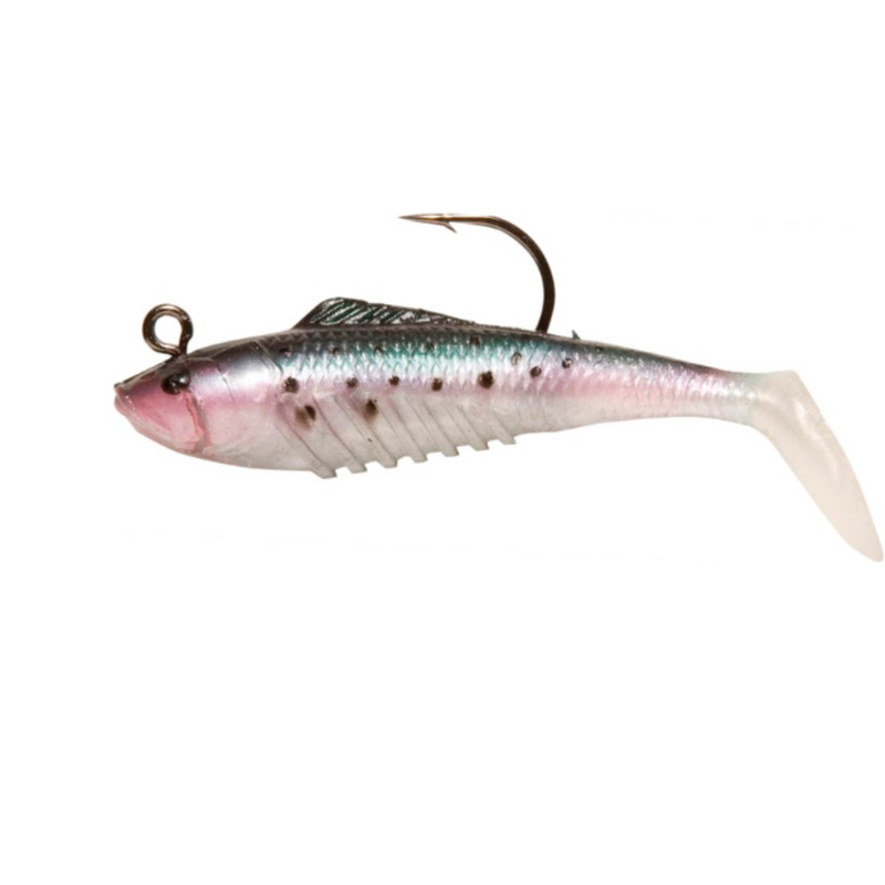 Load image into Gallery viewer, SQUIDGIES SLICK RIG [SZ:80MM CLR:RAINBOW TROUT]
