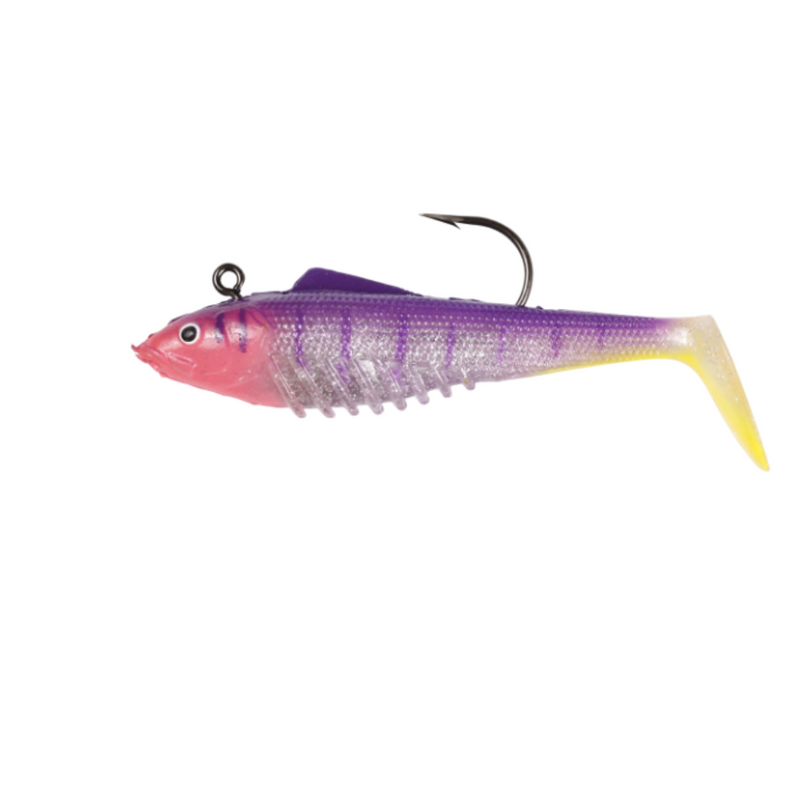 Load image into Gallery viewer, SQUIDGIES SLICK RIG [SZ:100MM CLR:SILVER PURPLE]
