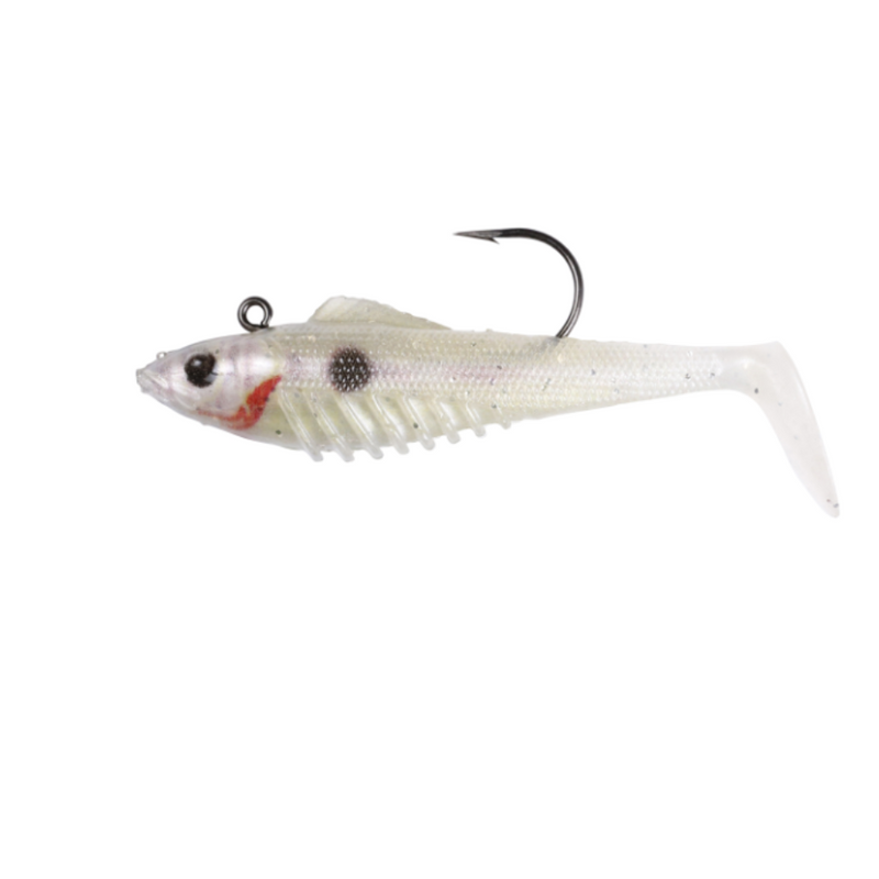 Load image into Gallery viewer, SQUIDGIES SLICK RIG [SZ:130MM CLR:WHITEBAIT]
