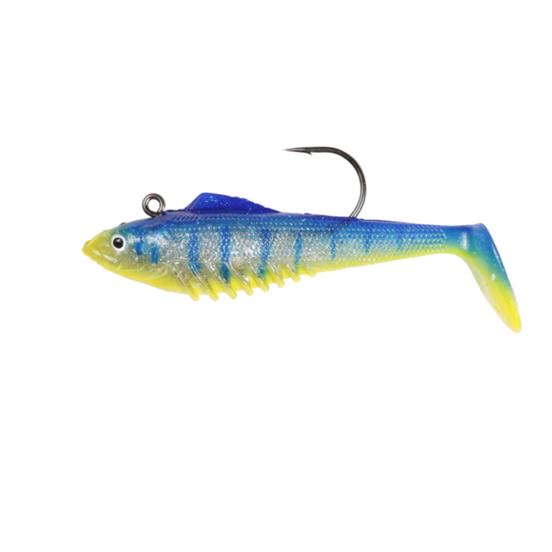 Load image into Gallery viewer, SQUIDGIES SLICK RIG [SZ:130MM CLR:NEW TRUE BLUE]
