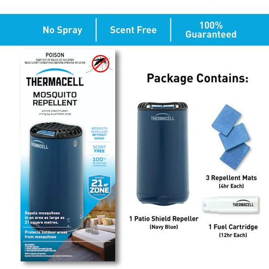 THERMACELL MINI HALO TABLE TOP REPELLER W/ 12HR REFILL 6