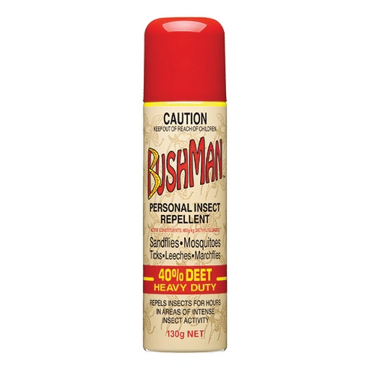 BUSHMAN 130G AEROSOL BROWN 40% DEET