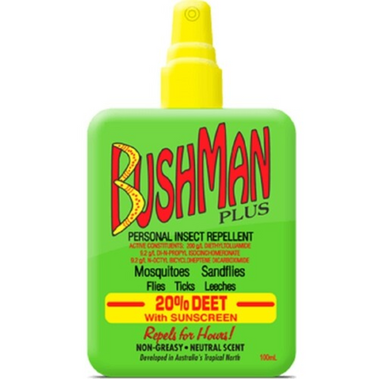 BUSHMAN PLUS 100ML PUMP SPRAY 