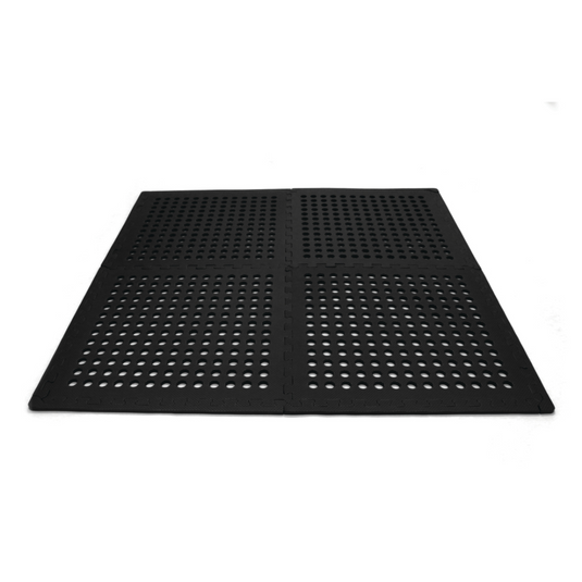 OZTRAIL FOAM FLOOR MATS BLACK (4 PACK)