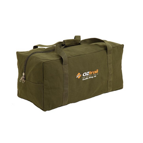 OZTRAIL CANVAS DUFFLE BAG MEDIUM
