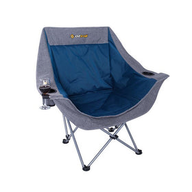 OZTRAIL MOON SINGLE CHAIR WITH ARMS