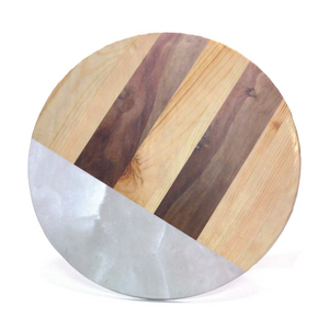 OZTRAIL ROUND MELAMINE CHEESE BOARD