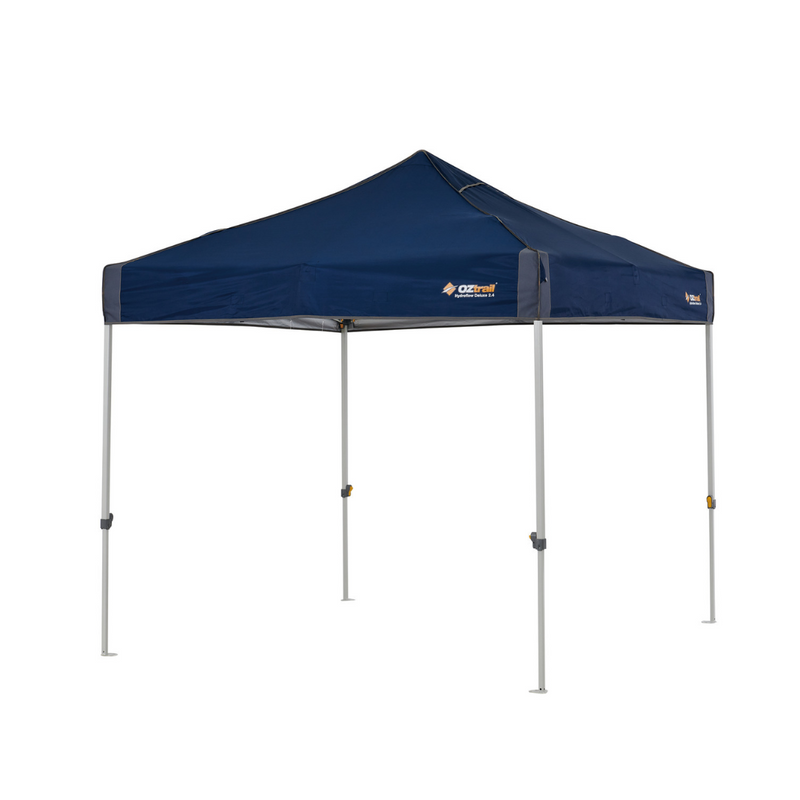 Load image into Gallery viewer, OZTRAIL HYDROFLOW DELUXE 2.4 GAZEBO BLUE
