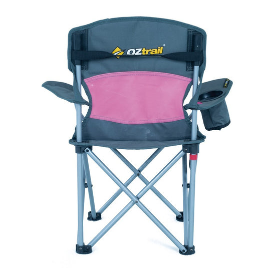 OZTRAIL DELUXE JUNIOR CHAIR PINK