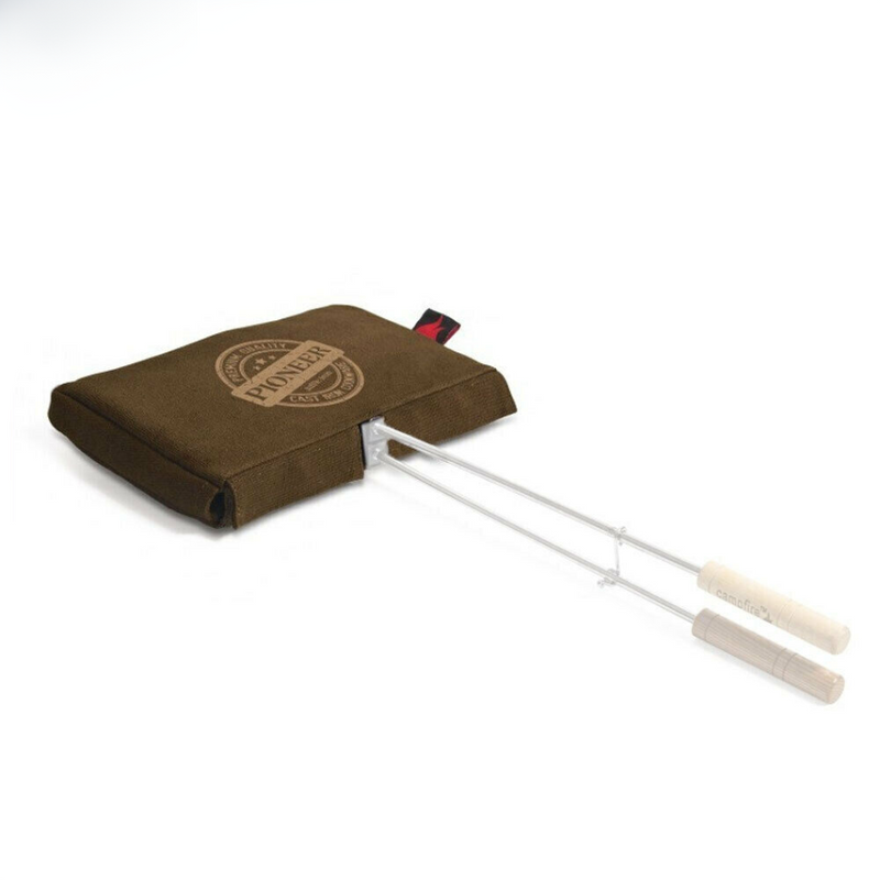 Load image into Gallery viewer, CAMPFIRE CANVAS BAG JUMBO JAFFLE DOUBLE
