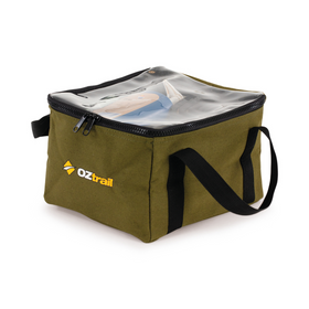 OZTRAIL CLEAR TOP CANVAS BAG MEDIUM