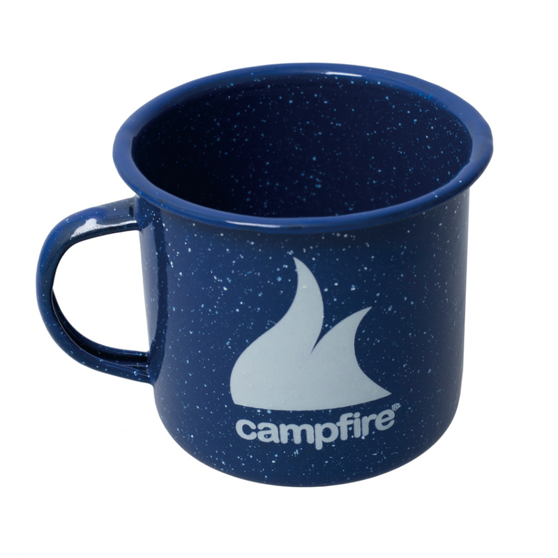 Load image into Gallery viewer, CAMPFIRE ENAMEL MUG 9CM NAVY
