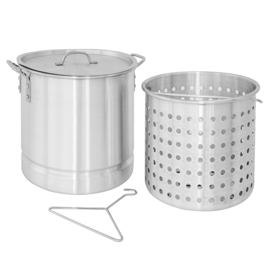 CAMPFIRE 30L ALUMINIUM STOCKPOT & BASKET