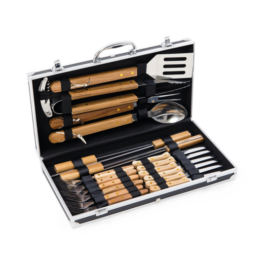 CAMPFIRE BBQ SET - 22 PIECE
