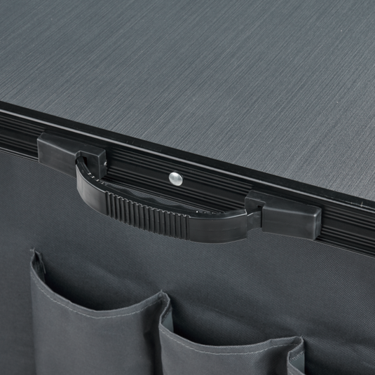 OZTRAIL FOLDING TABLE WITH STORAGE