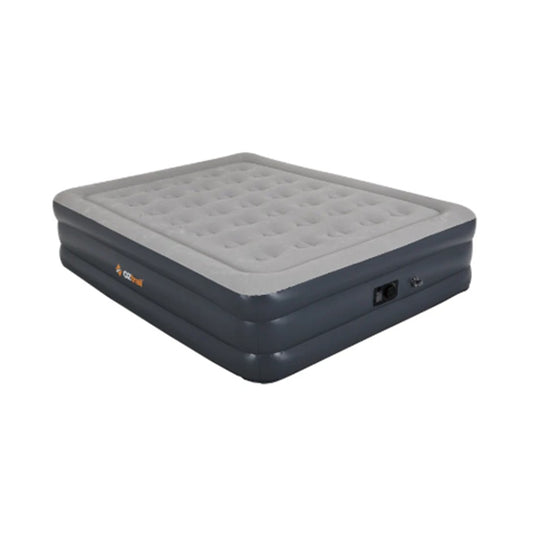 OZTRAIL DUOCOMFORT QUEEN 12V/240V AIR BED