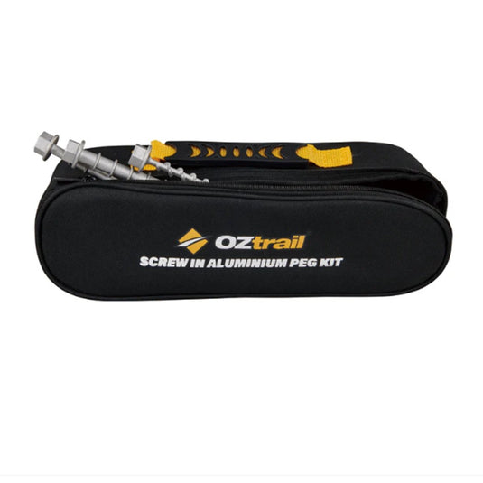 OZTRAIL SCREW IN ALUMINIUM PEG KIT 22 PIECE