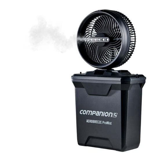 COMPANION AEROBREEZE PROMIST 25CM OSCILLATING MISTING FAN