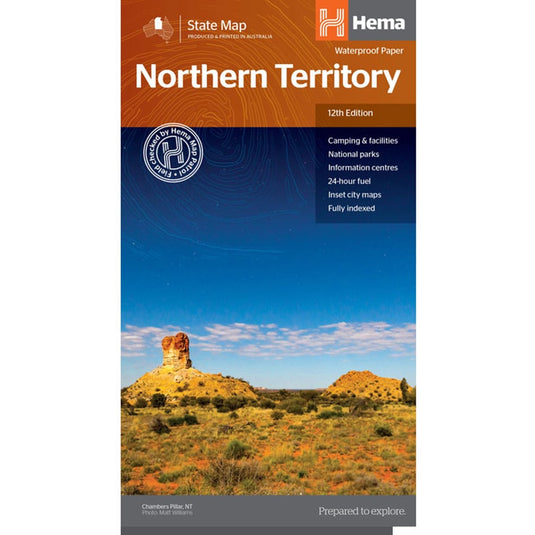 HEMA NORTHERN TERRITORY STATE MAP